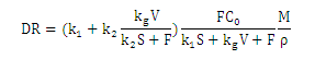 deposition rate by two film forming species model